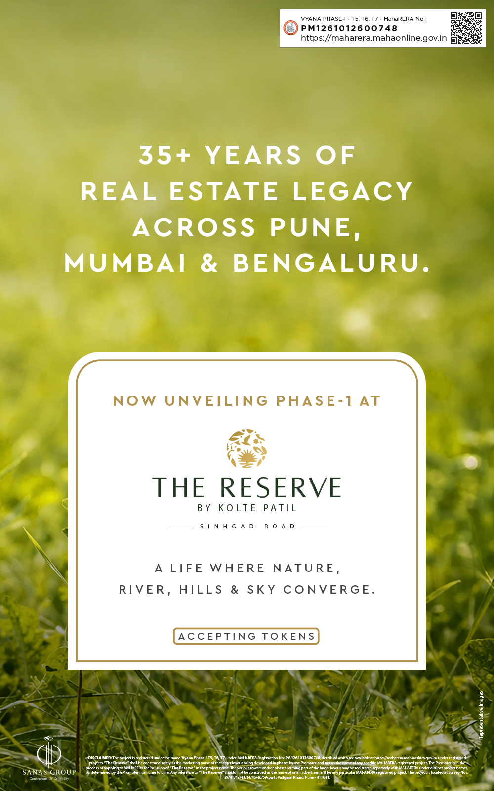 The Reserve by Kolte Patil — Sinhgad Road, Pune — facade view